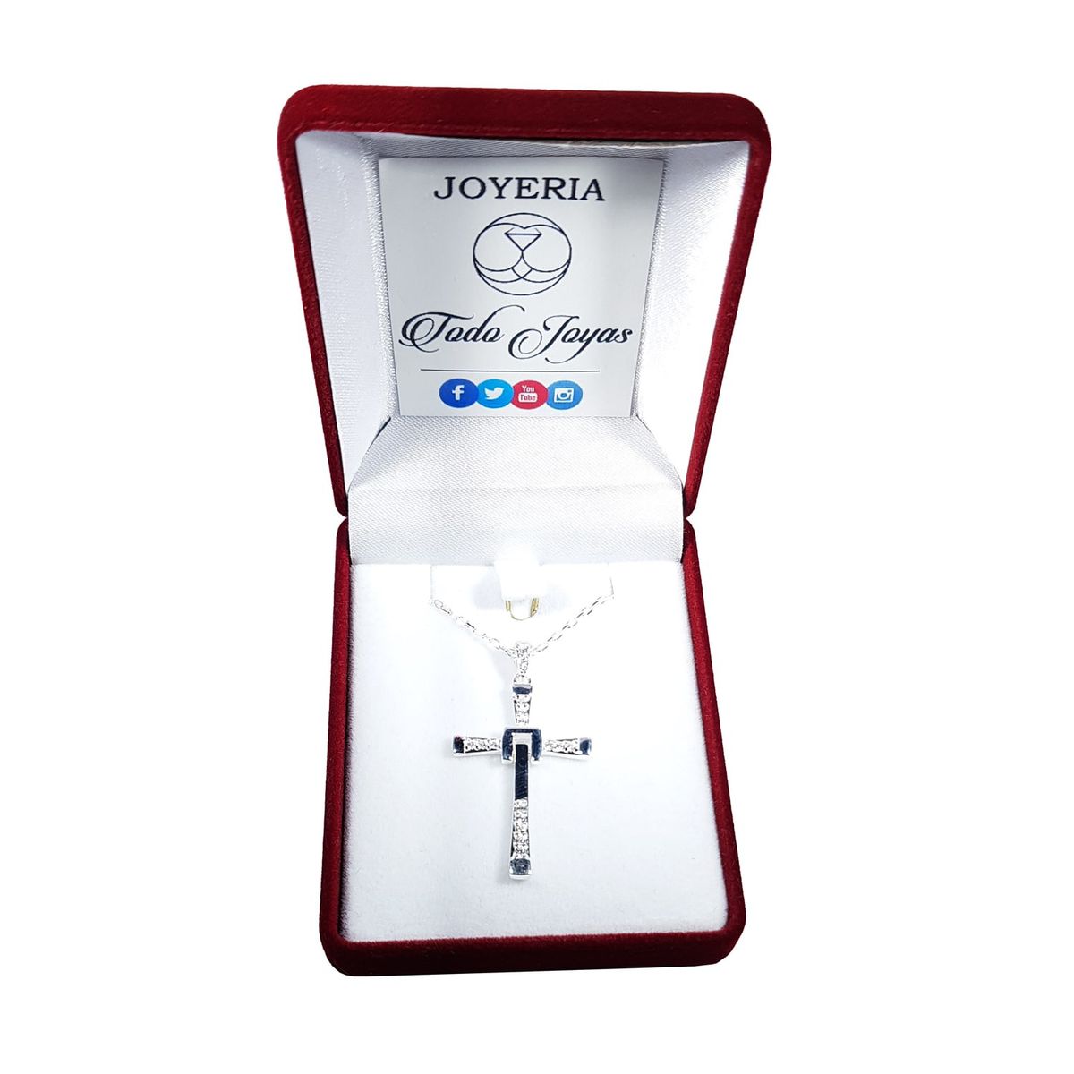 TODOJOYAS - Collar Colgante Cruz de Toreto Plata 925