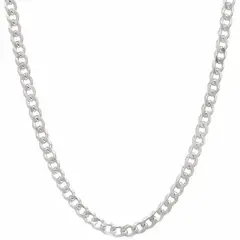 TODOJOYAS - Cadena Plata 925 3mm 60cm Modelo Grumet