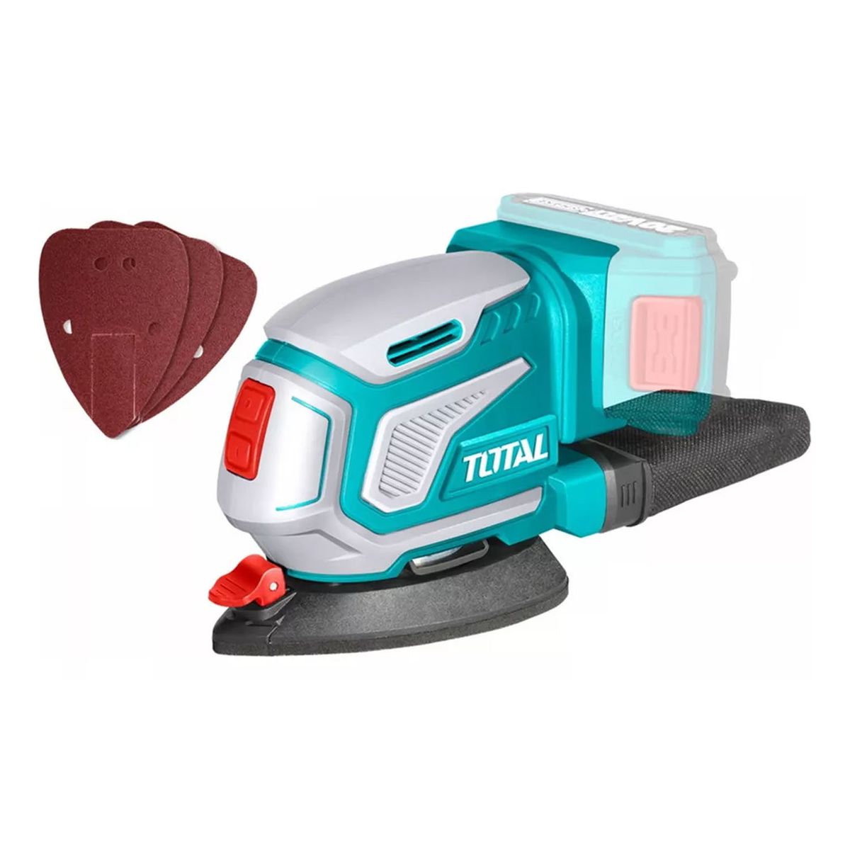 TOTAL TOOLS - Lijadora Orbital De Palma Inalámbrica 20v Total Tdsli2051