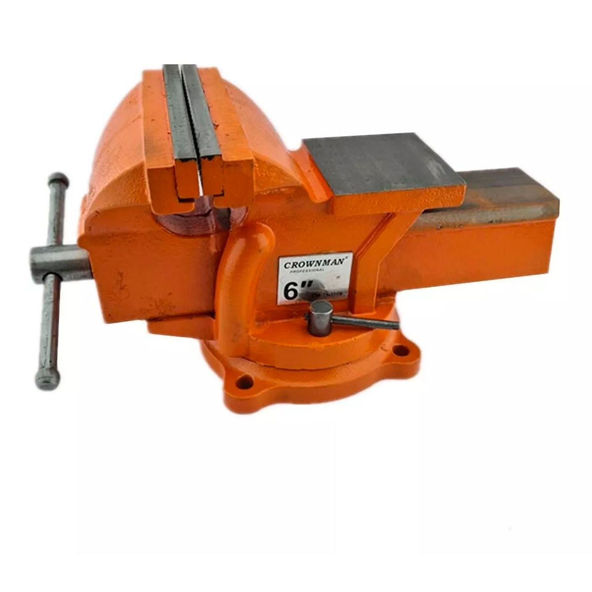 GENERICO - Tornillo De Banco Mecanico Base Giratoria 6 Pulgada Crownman