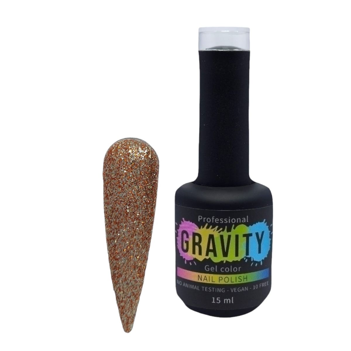 GRAVITY - Dorado con Cobre Esmalte Permanente Profesional 15ml 012.