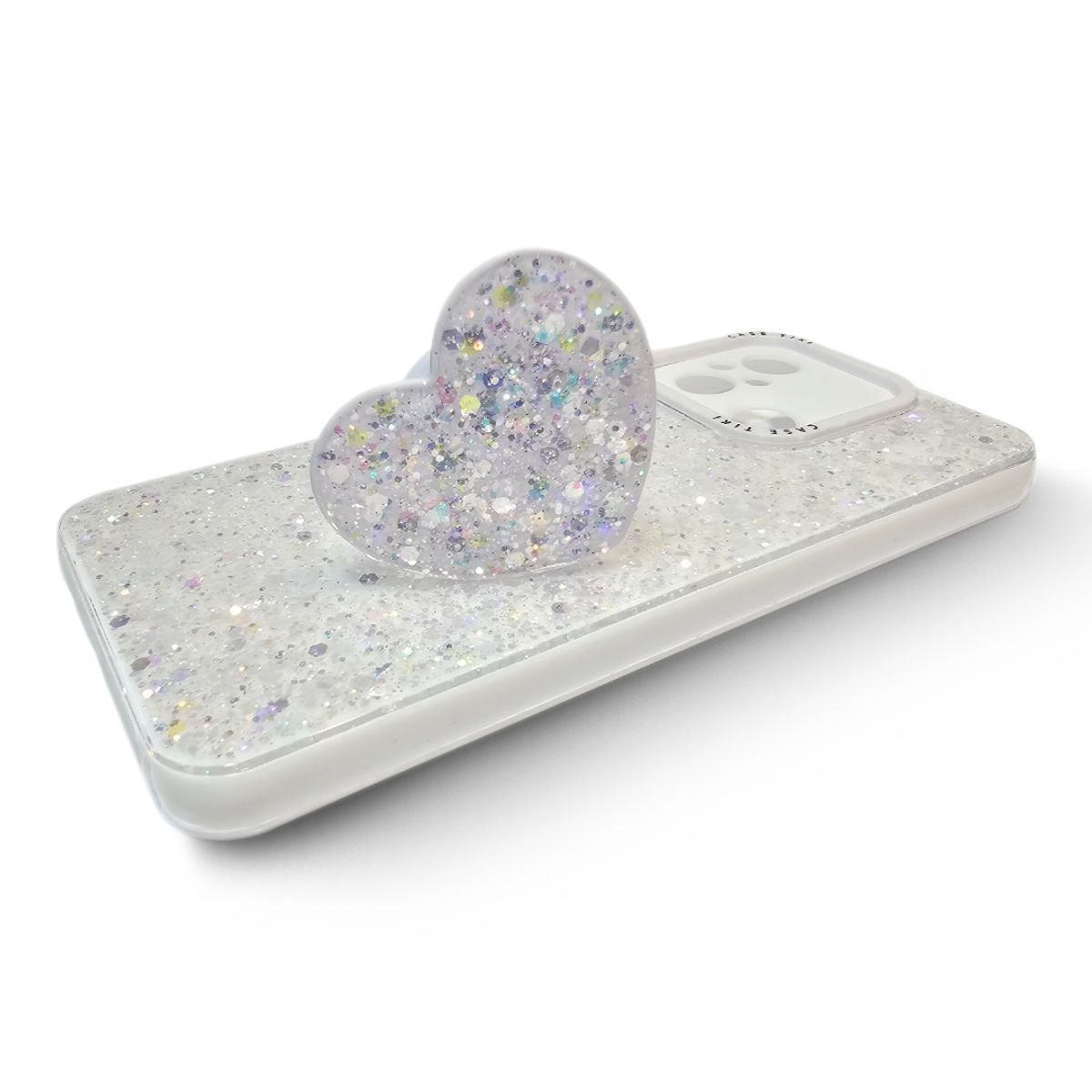 GENERICO - CARCASA PARA XIAOMI REDMI 12C GLITTER INCLUYE POP SOCKET