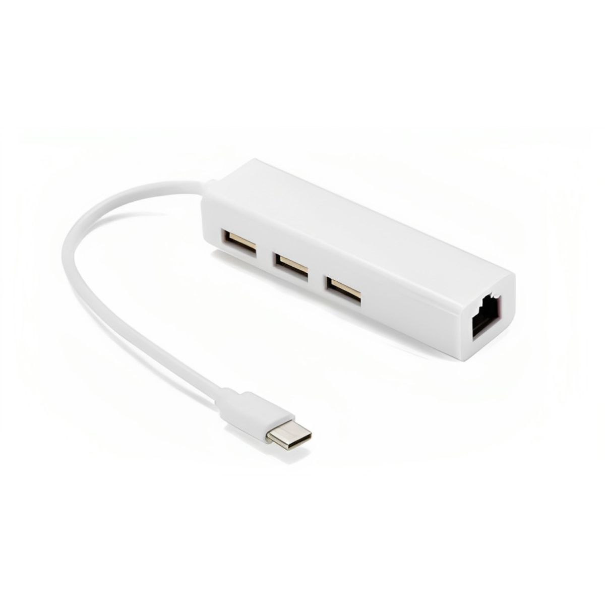 TECNOLAB - HUB USB-C - 3xUSB 2.0 / RJ45.