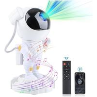 Proyector De Galaxia Astronauta Estrellas Led Y Sonido Bluetooth