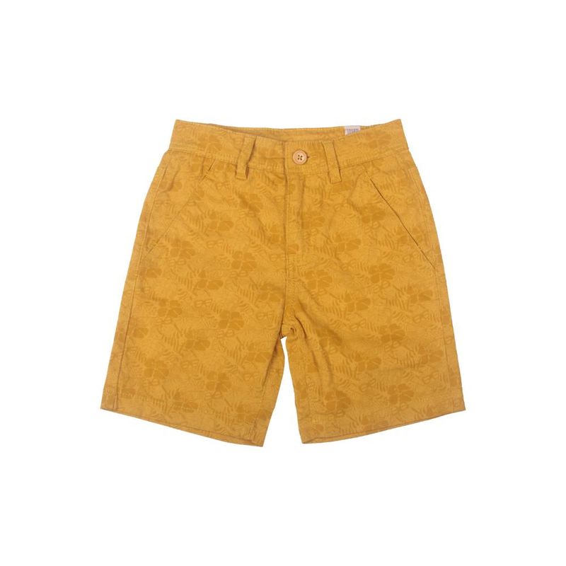 PILLIN - Bermuda Niño Mostaza Pillin - Amarillo
