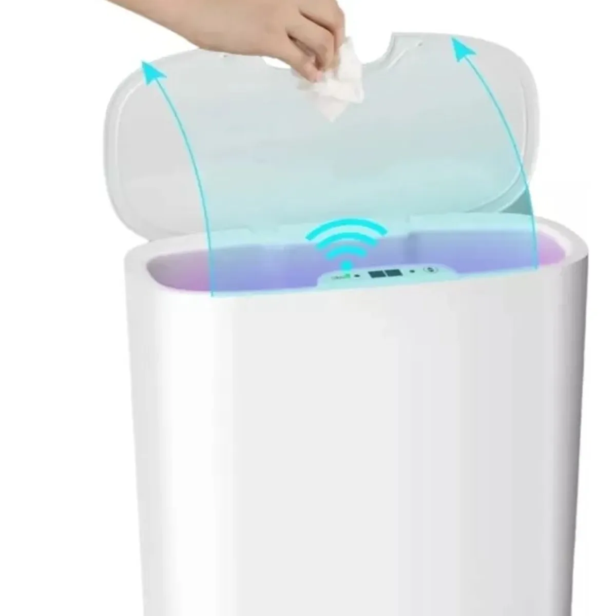 GENERICO - Papelera Con Apertura Inteligente Recargable.