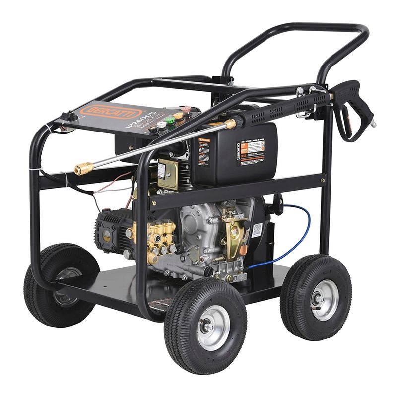 BERCATTI - Hidrolavadora diesel 10 HP alta presión