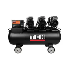 TEH - Compresor de aire 100 Litros Libre de Aceite 8HP TEHTOOLS