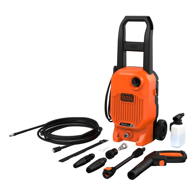 BLACK+DECKER - Hidrolavadora 1400w 1600 Psi Black+decker Bepw1600l-b2c