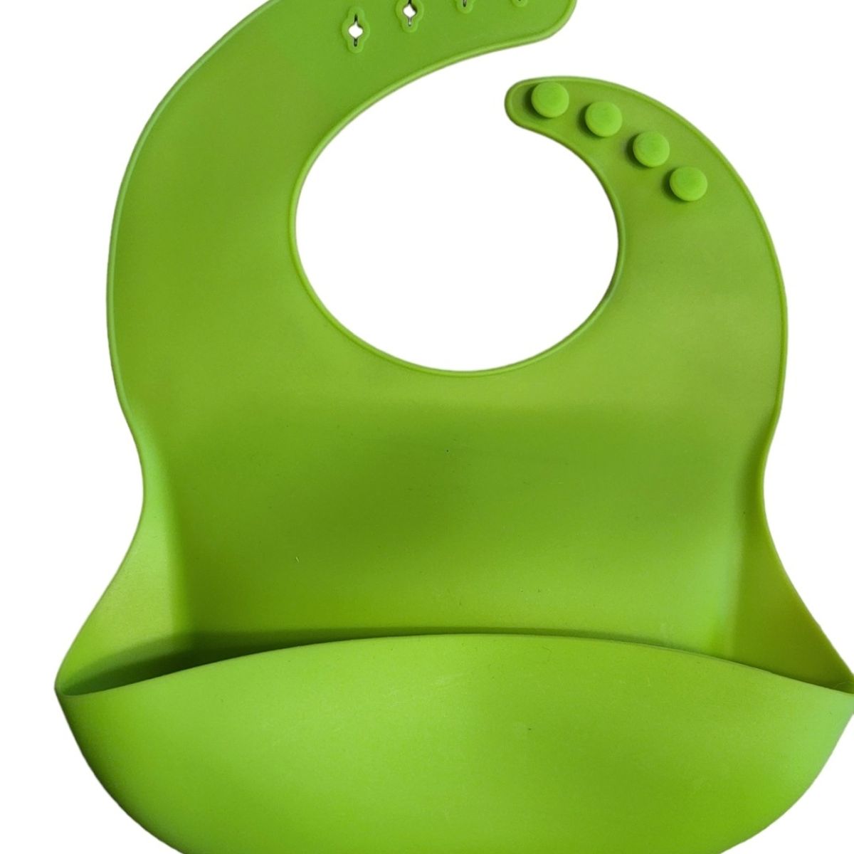 GENERICO - 2 baberos de silicona impermeables con bolsillo surtido niño