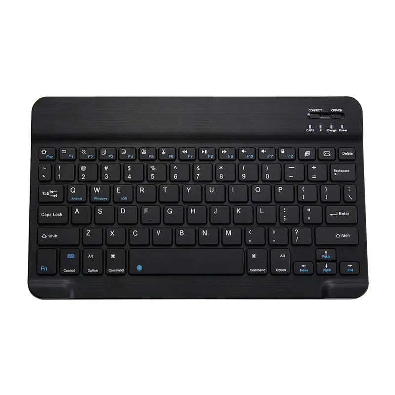 GENERICO - Teclado Bluetooth Universal Tablet Grande Negro