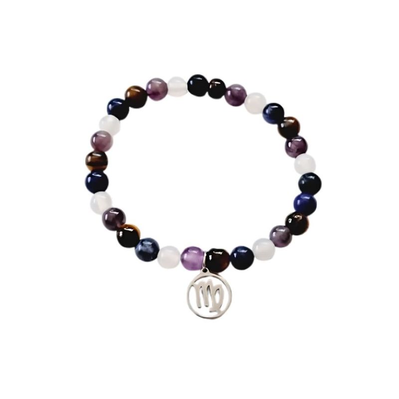 GENERICO - Pulsera signo zodiacal - Virgo con dije delicado
