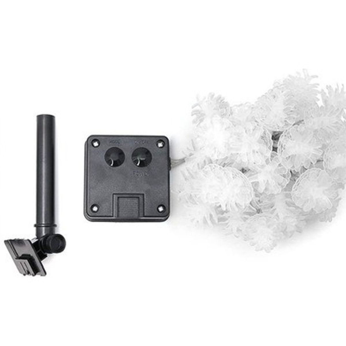 GENERICO - Guirnalda Solar Mariposa Plana 6m 30led Multicolor