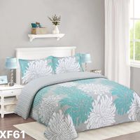 Cubrecama Quilt Verano 1.5 Plazas - Gris Ramas XF61