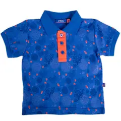 PILLIN - Polera Bebe Niño Azul petróleo