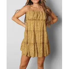 ARRAKASTA - Vestido de espalda elasticada