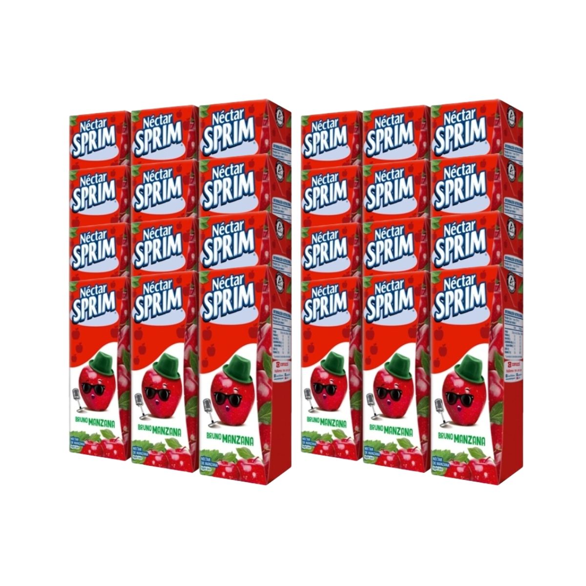 SPRIM - Caja Jugos Néctar Sprim Recreo 24 Unidades 190ml  Manzana