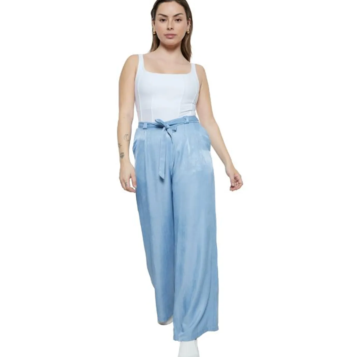 DIVINO JEANS - Jeans Magdalena Celeste Divino Jeans - Celeste