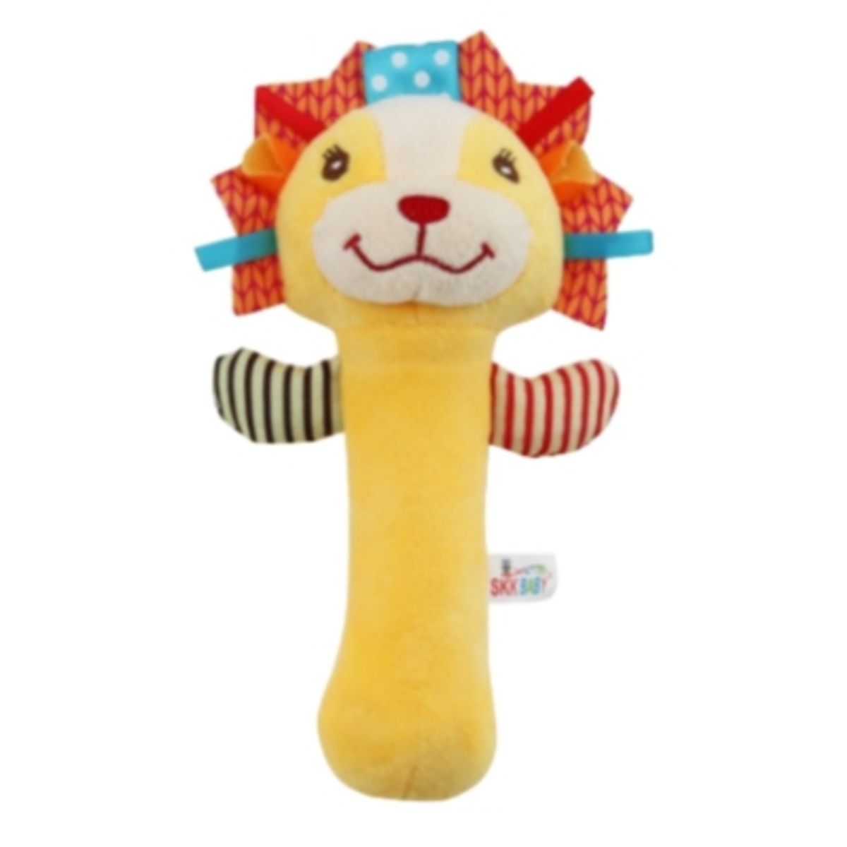 TEDMIMAK - Peluche Sonajero y Apretable para Bebés Tedmimak Leon