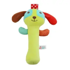 TEDMIMAK - Peluche Sonajero y Apretable para Bebés Perro