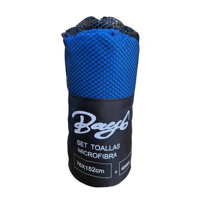 Imagen 2 del producto Toalla Baño Viaje Microfibra De Secado Rapido 3 Pcs