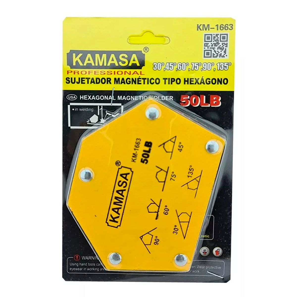 KAMASA - Escuadra Magnetica 50 Lbs Para Soldar Multi-angulo Kamasa