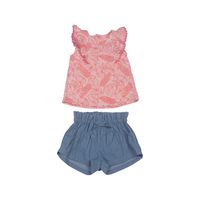 Conjunto Bebe Niña Rosado