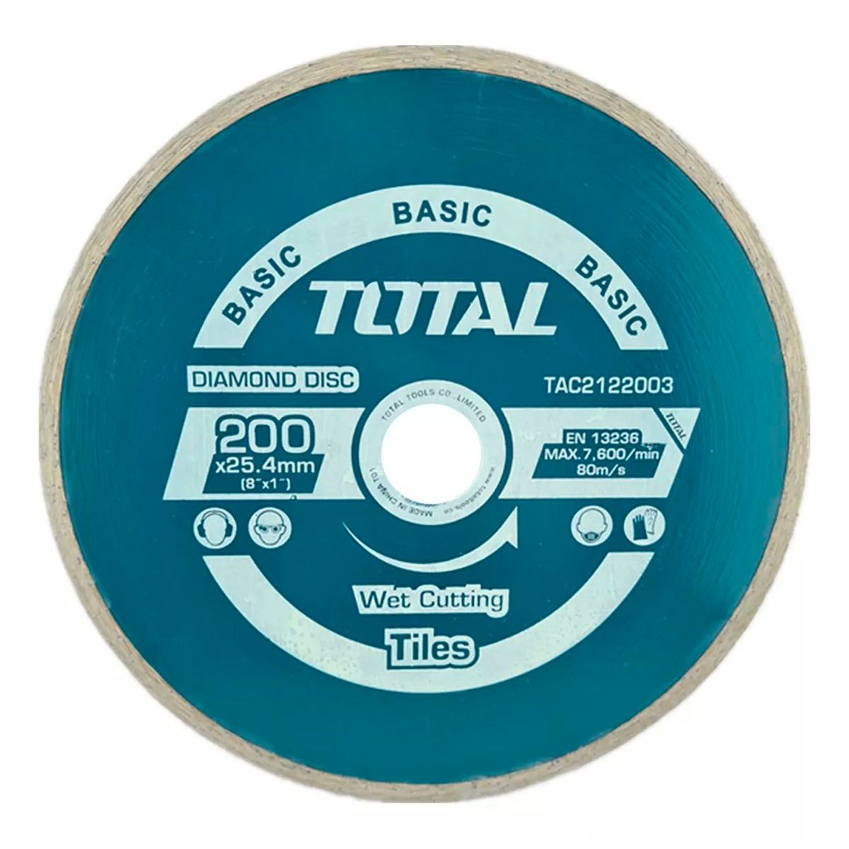 TOTAL TOOLS - Disco Diamantado Corte Humedo 8 200mm Total Tac2122003