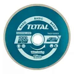 TOTAL TOOLS - Disco Diamantado Corte Humedo 8 200mm Total Tac2122003