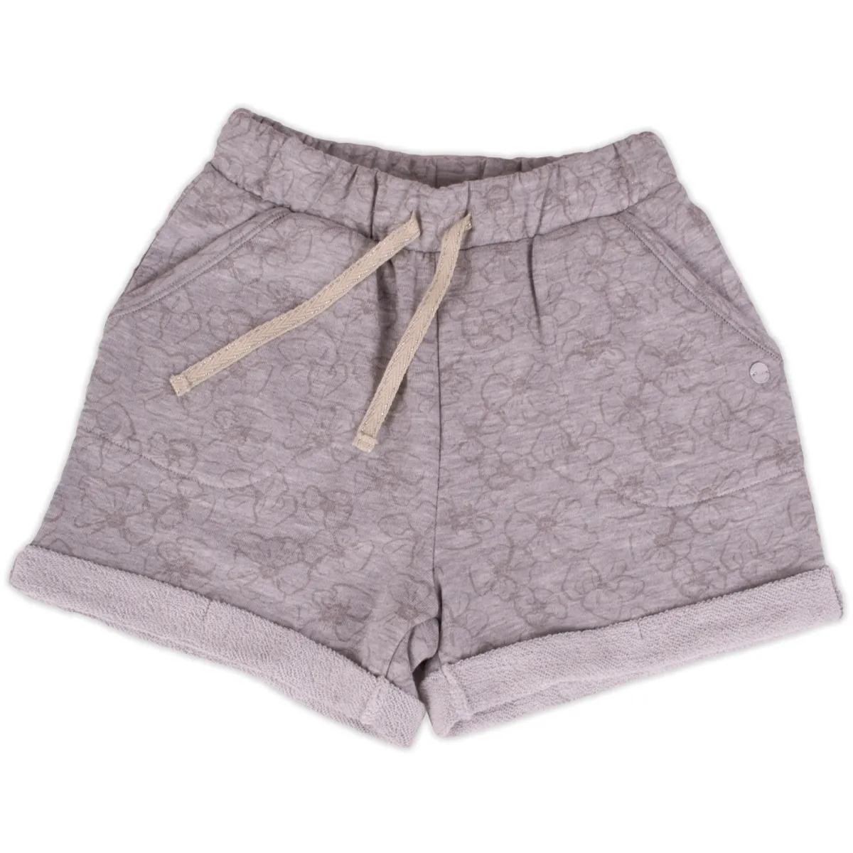 PILLIN - Short Franela Niña Gris Pillin PILLIN