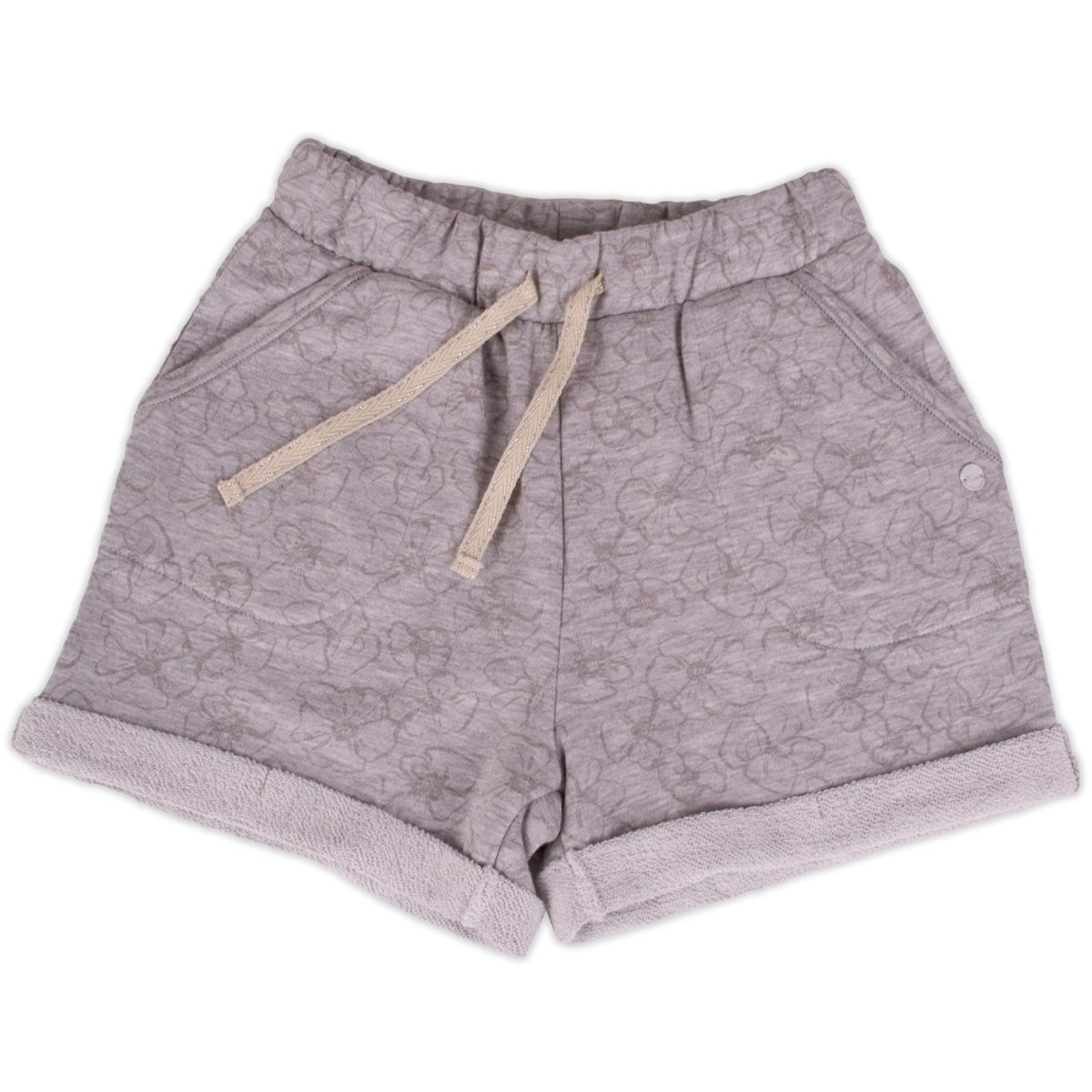 PILLIN - Short Franela Niña Gris Pillin PILLIN