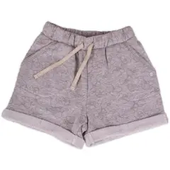 PILLIN - Short Franela Niña Gris