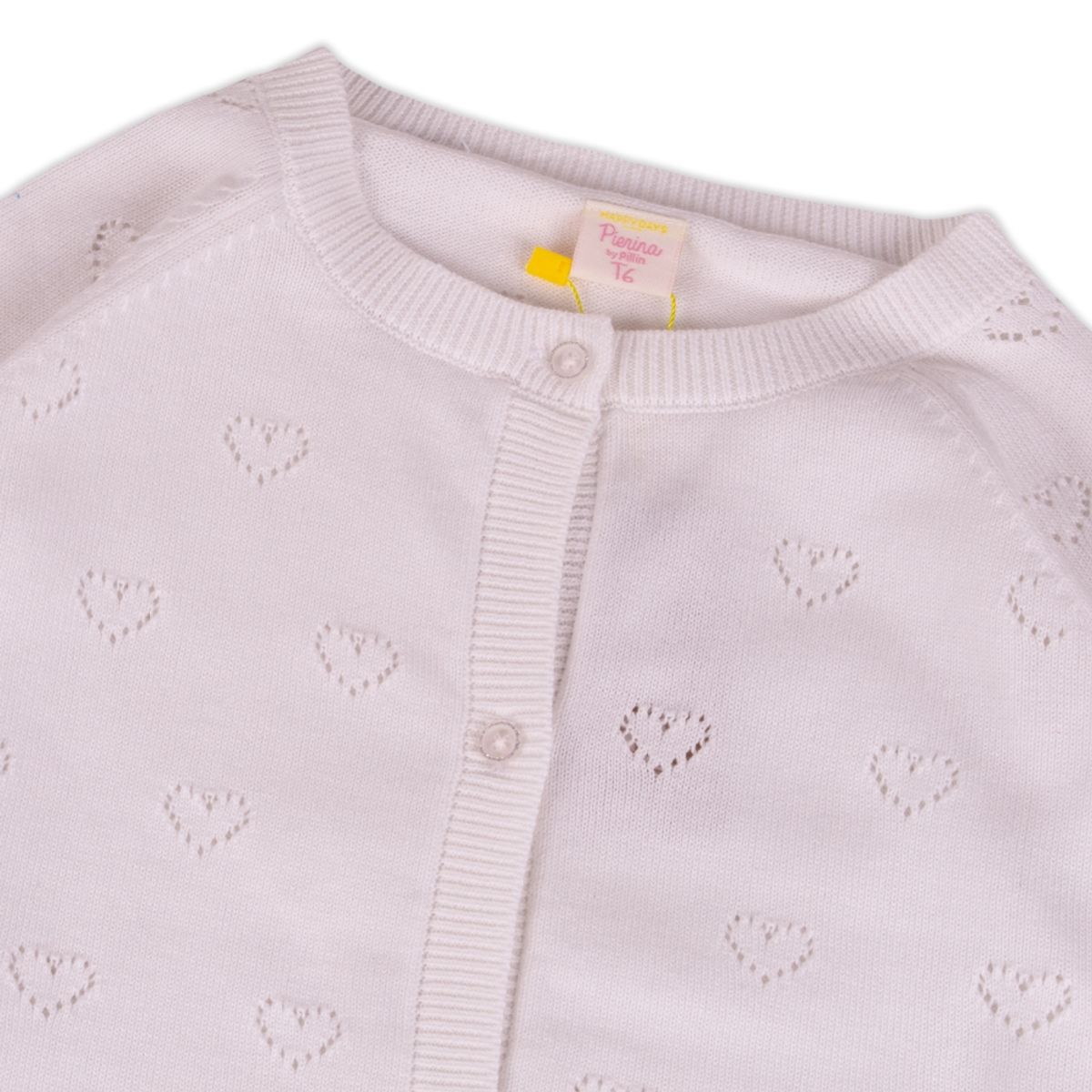 PILLIN - Chaleco Niña Blanco Pillin PILLIN