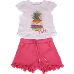 PILLIN - Conjunto Bebe Niña Fucsia