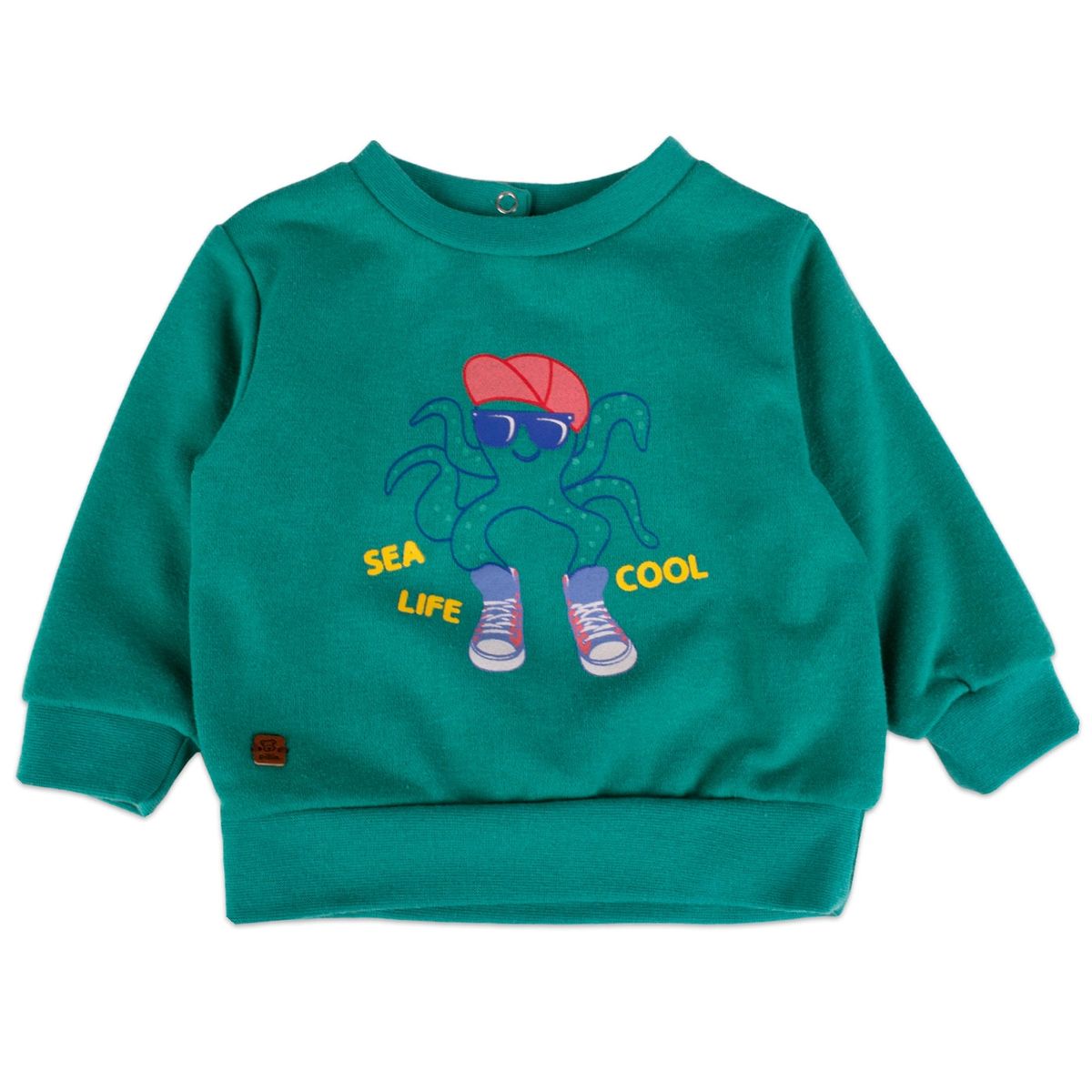 PILLIN - Polerón Bebe Niño Verde Pillin PILLIN
