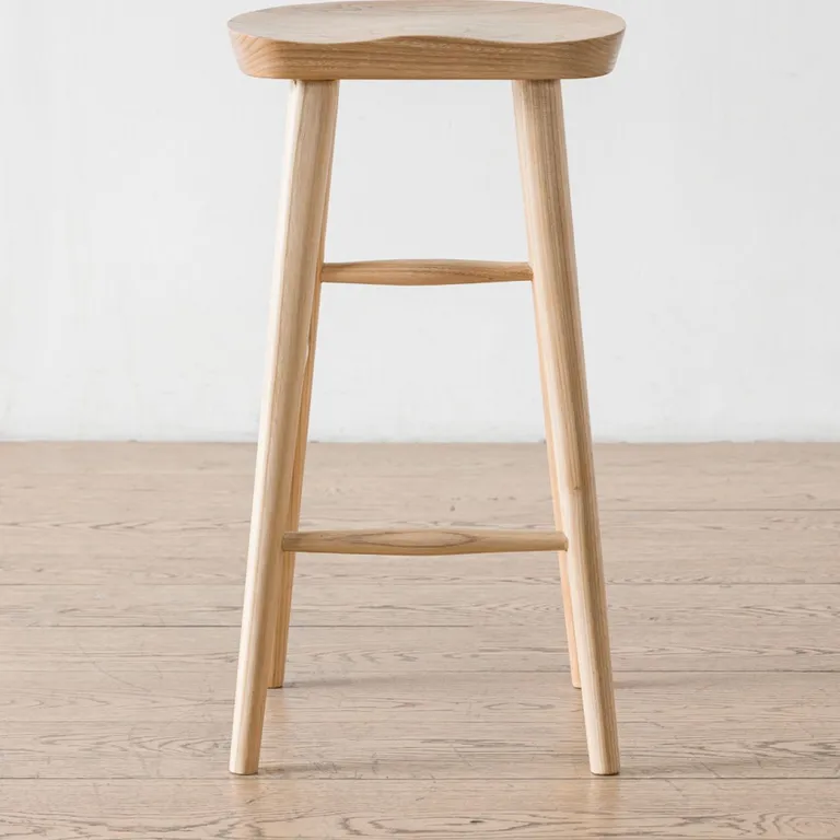 Taburete Petri Alto Natural Amoble Chocolate