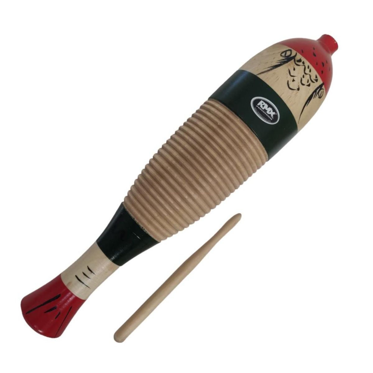 RMX - Guiro de madera RMX modelo RE-29 - Multicolor