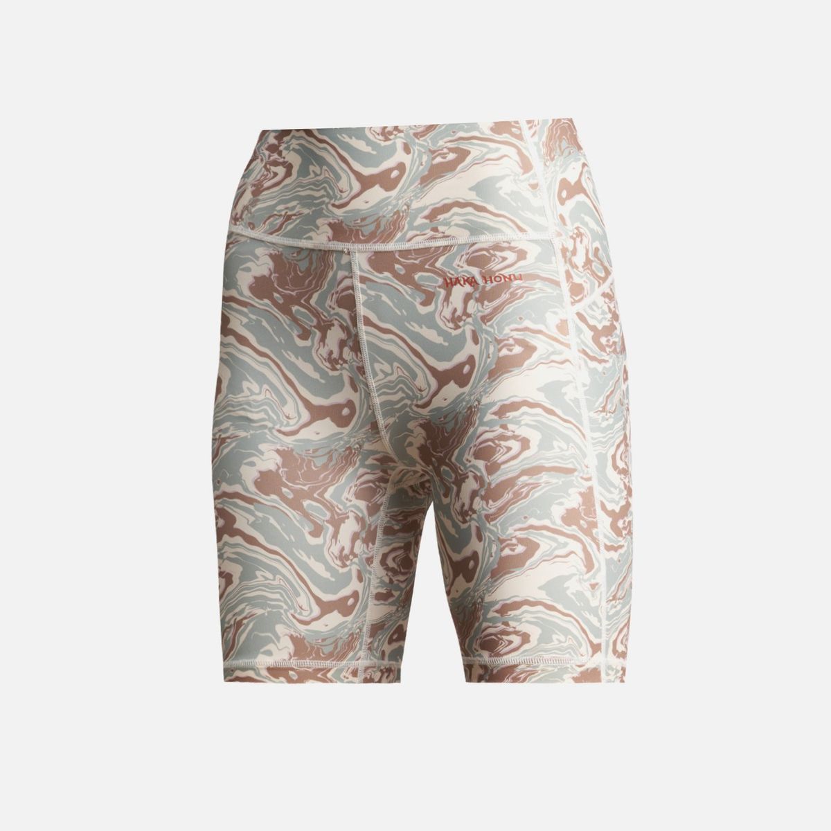 HAKA HONU - Calza Mujer Coihue Biker Print Crudo Haka Honu