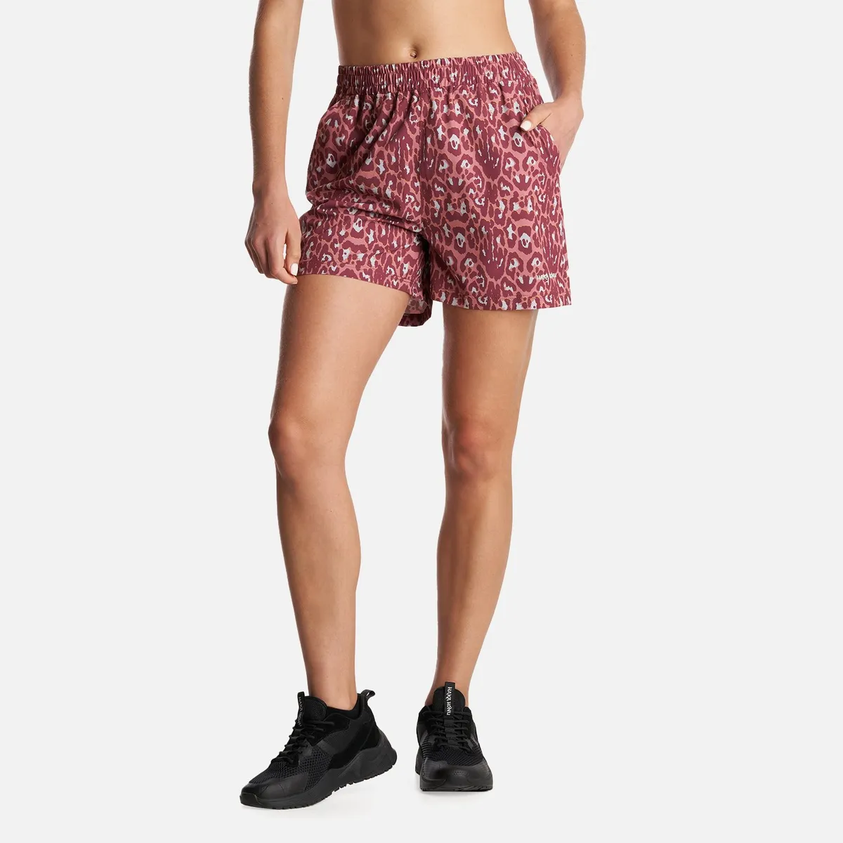 HAKA HONU - Short Mujer Canchera Print Burdeo Haka Honu