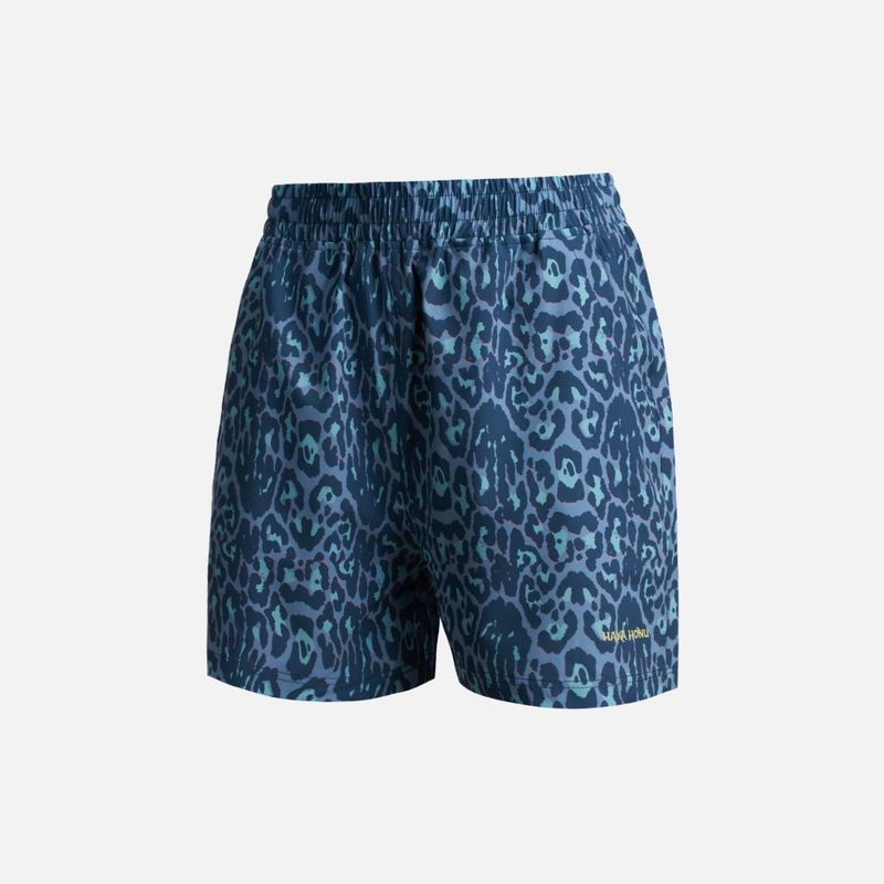 HAKA HONU - Short Mujer Canchera Print Petroleo Haka Honu
