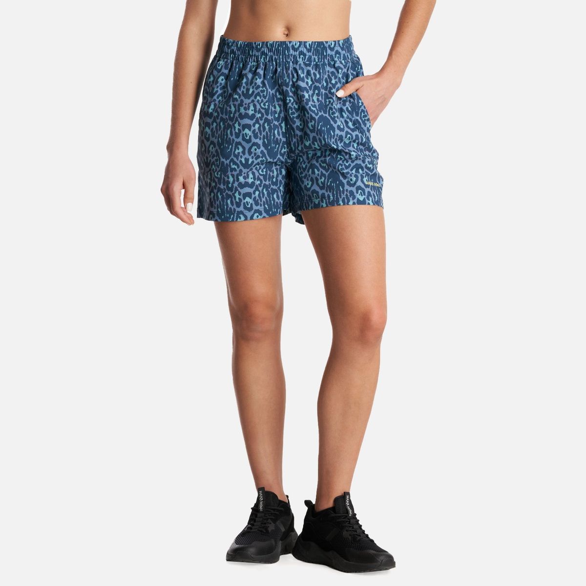 HAKA HONU - Short Mujer Canchera Print Petroleo Haka Honu