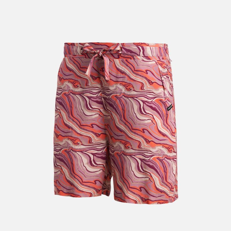 HAKA HONU - Short Mujer Jipoff Print Rosa Haka Honu