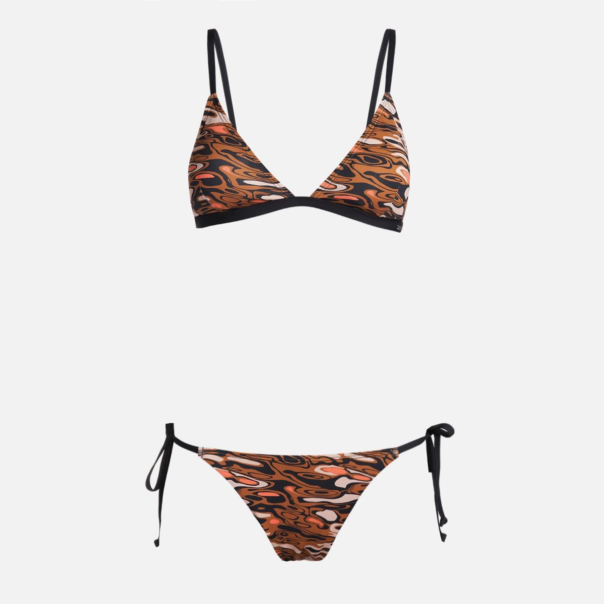 HAKA HONU - Traje de Baño Mujer Bahia Print Cafe Haka Honu