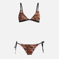 Traje de Baño Mujer Bahia Print Cafe