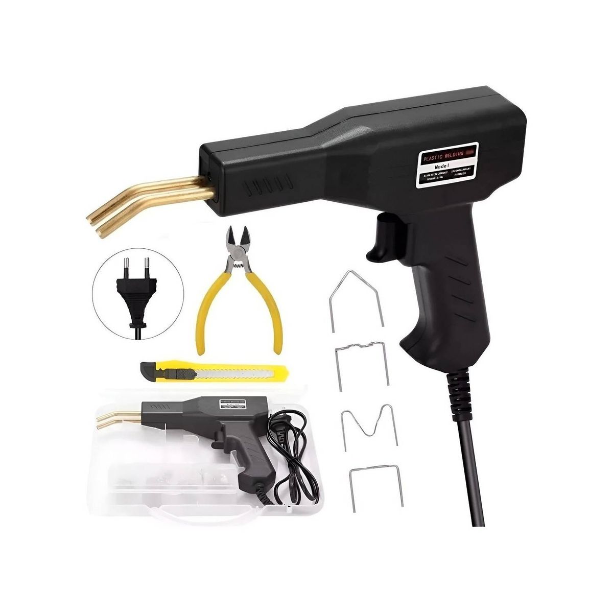 U BUY - Soldadora De Plástico Con Clip Cuchillo Y Clavos De Onda