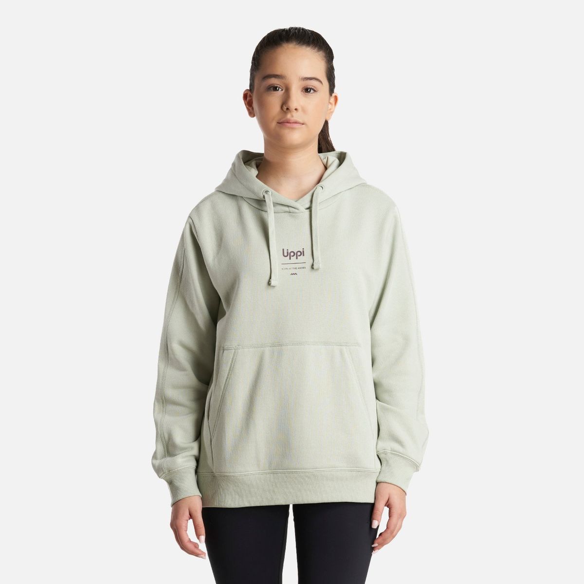 LIPPI - Poleron Teen Girl Ulmo Mid Point Hoody Sweatshirt Jade Lippi