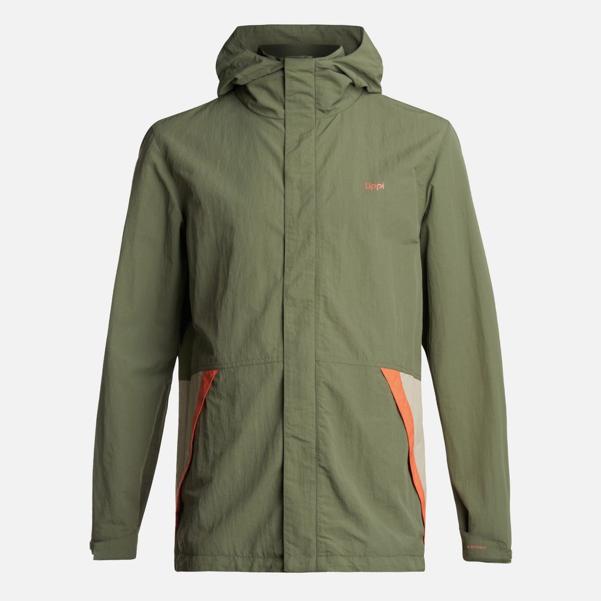 LIPPI - Chaqueta Hombre CityMe Windbraker Hoody Jacket Verde Musgo Lippi