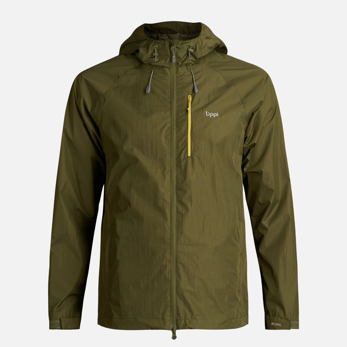 LIPPI - Chaqueta Hombre Nassau B-Dry Hoody Jacket Verde Oliva Lippi