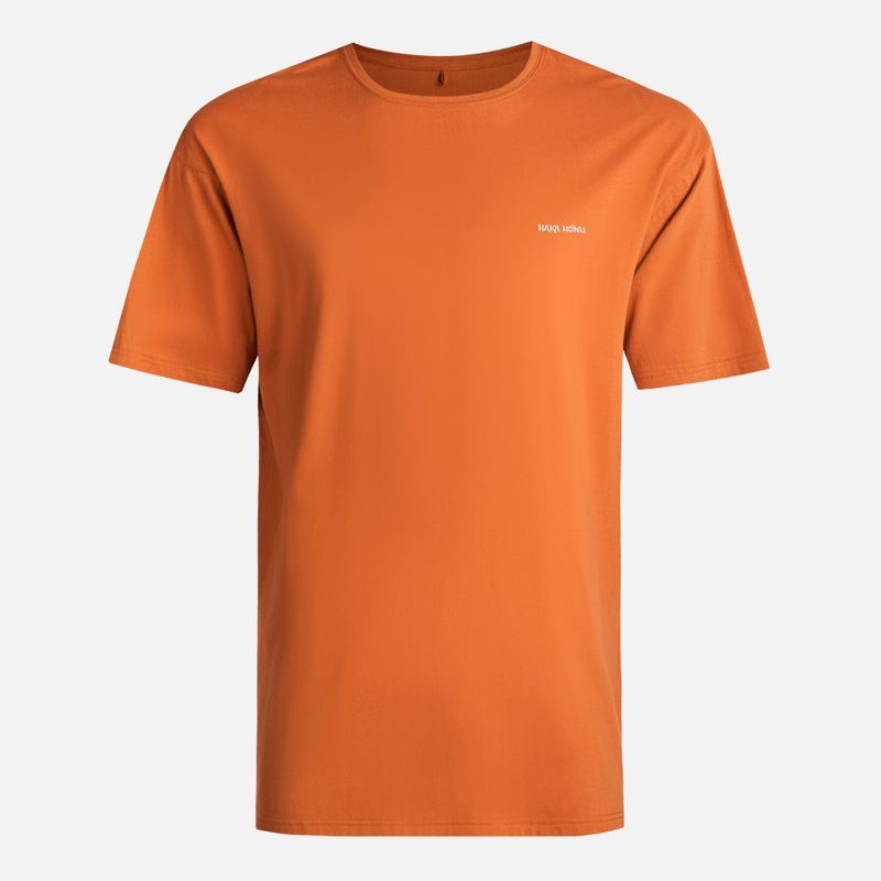 HAKA HONU - Polera Hombre Polo Naranjo Haka Honu