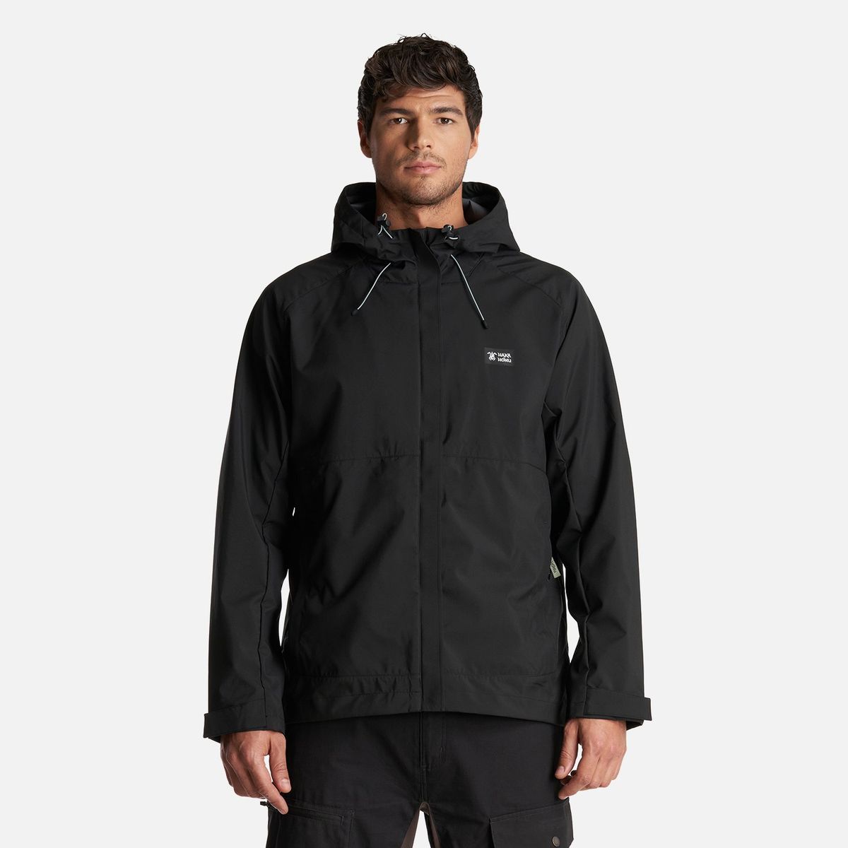HAKA HONU - Chaqueta Hombre Terral Negro Haka Honu